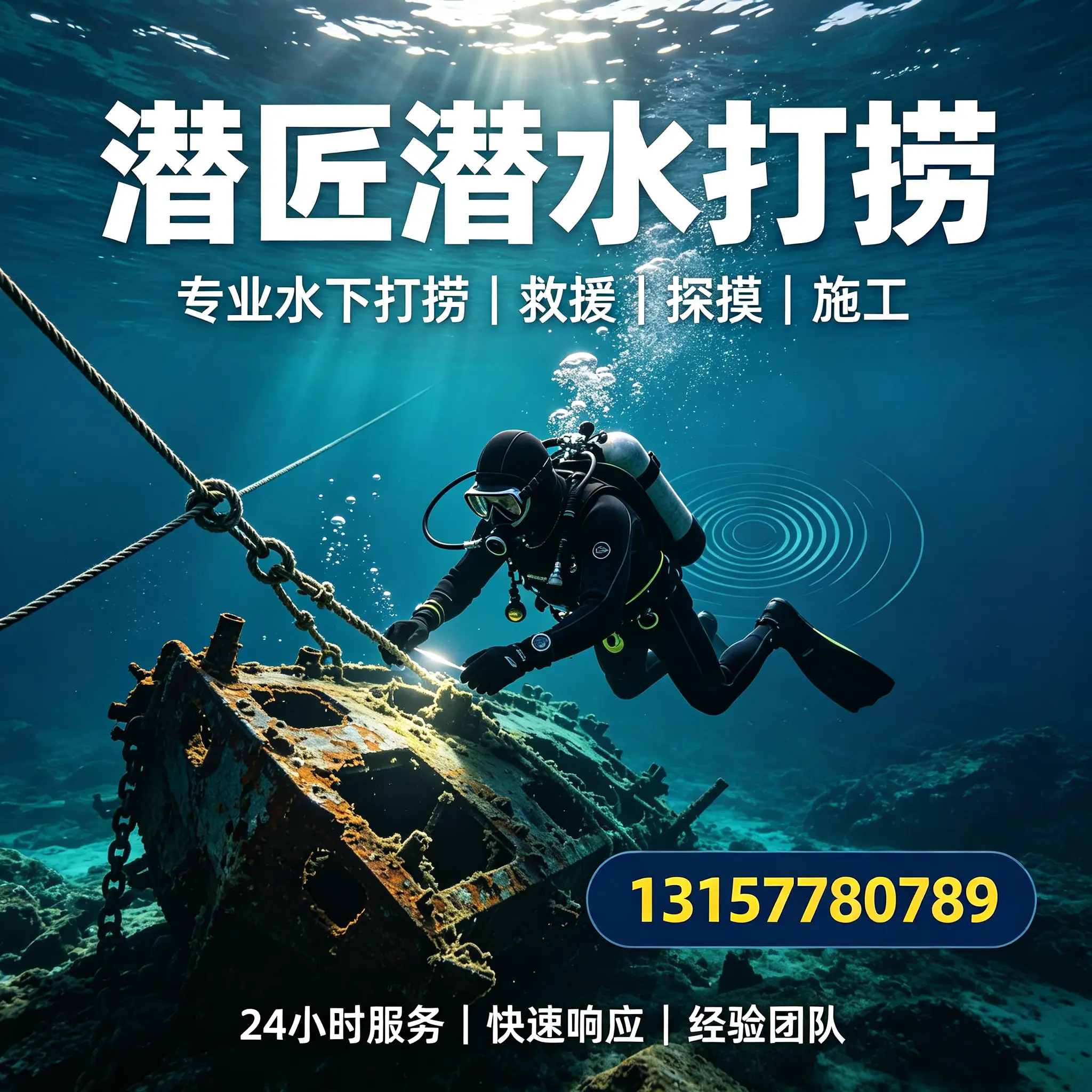 武平水下打捞作业服务产品